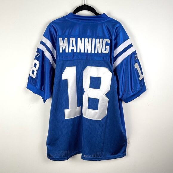 Peyton Manning Indianapolis Colts Super Bowl XLIV Mens Jersey Size 50 Reebok NWT - Picture 2 of 14